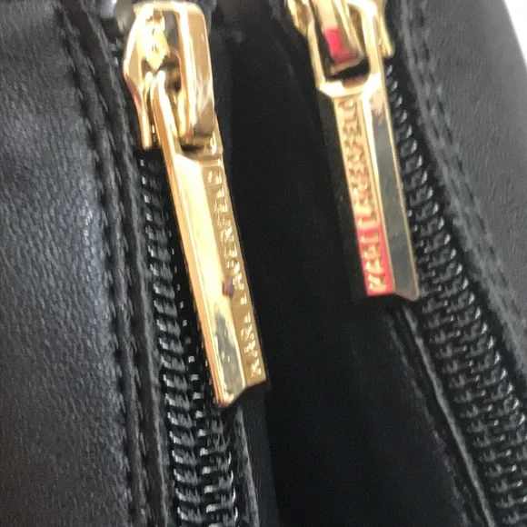 Karl Lagerfeld Brittie Embellished Pearls Women's 8M Peep Toe Black Booties - Picture 5 of 16